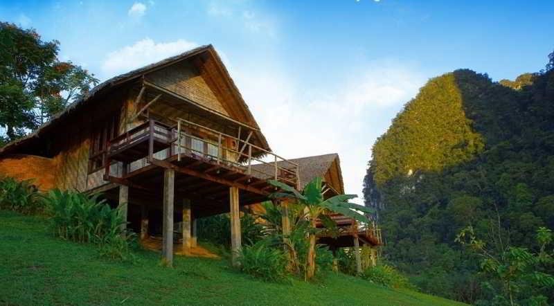 Cliff And River Jungle Hotel Surat Thani Esterno foto